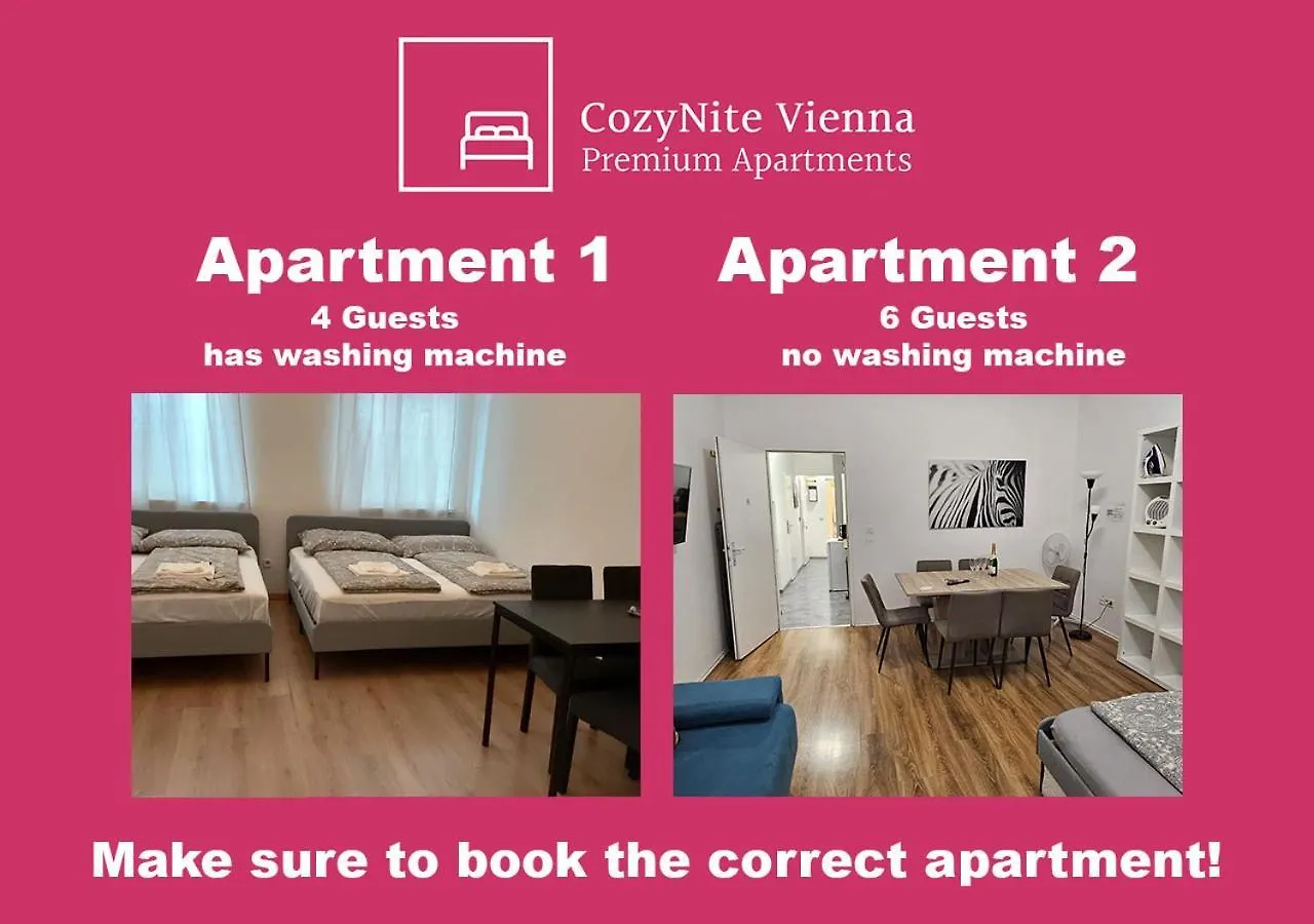 Cozynite Premium Apartment Hauptbahnhof 1+2 Vienna